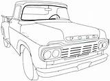 Truck Old Coloring Pages Getdrawings sketch template