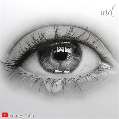 drawing tutorial realisticeye amazing realistic eye drawing  atemmy kalia augen zeichnen