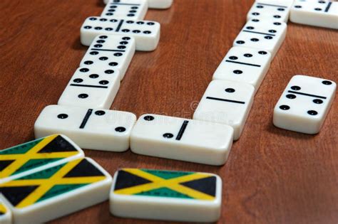 jamaican domino game stock image image  strategy competition