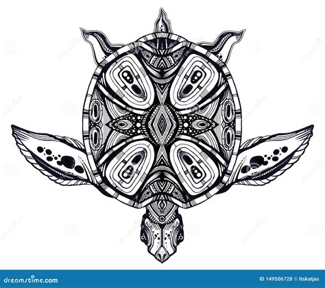 polynesian style tattoo design vector illustration cartoondealercom