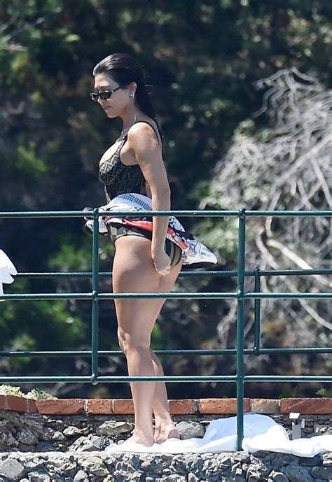 kourtney kardashian sexy ass in portofino 2019 the