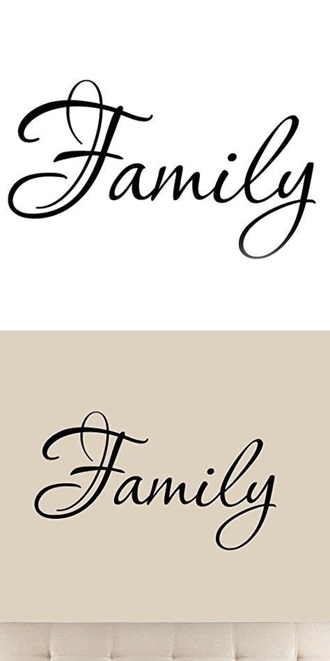 family wall quotes decals stickers home decor hanging living room