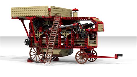 big steam tractor steam tractor lego models lego