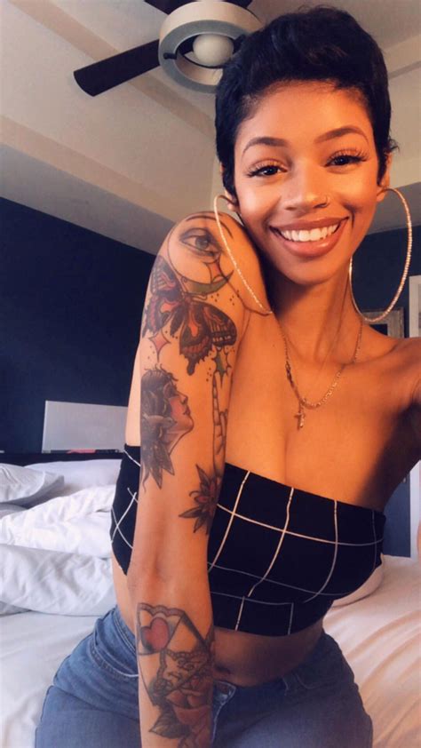 pin on black girls with tattoos