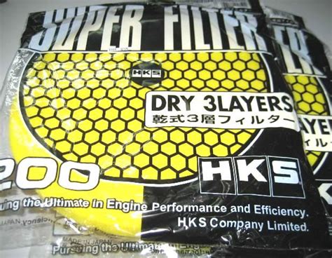 purchase hks super power flow replacement filter element dry  layers mm yellow  hong kong
