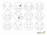Emoji Emojis Para Colorear Imprimir Emoticonos Los Recortar Whatsapp Dibujos Pages Template Calcar Every Plantillas Con Manualidades Cumpleaños Seleccionar Tablero sketch template