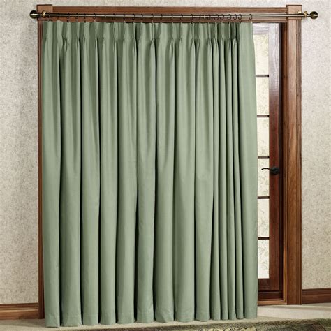 crosby pinch pleat thermal room darkening patio panel