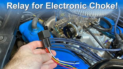wire  relay   electronic choke youtube
