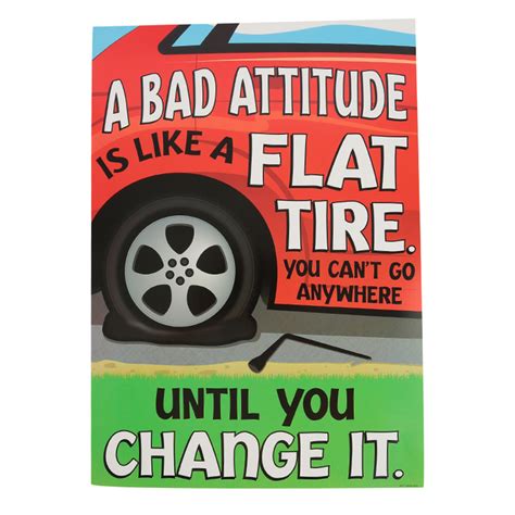 Renewing Minds A Bad Attitude Is Like Motivational Poster 13 25 X 19