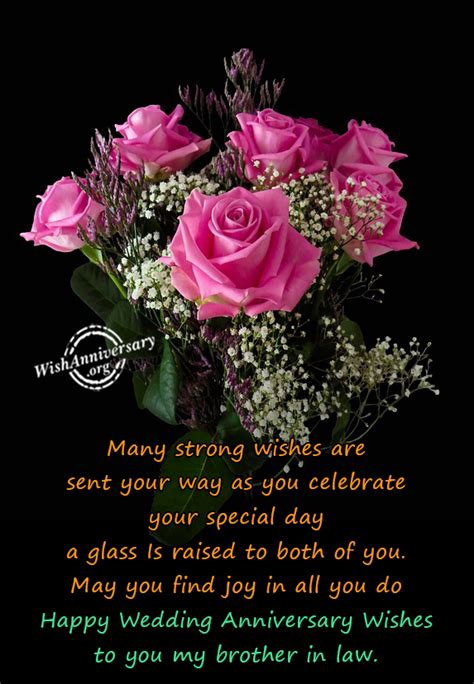 wedding anniversary wishes for brother and sister in law quotes happy