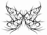 Butterfly Tribal Drawings Tattoo Deviantart Clipart Pencil Drawing Designs Simple Clip Tattoos Cliparts Clipartbest Library sketch template