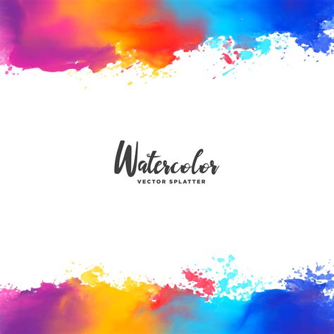 colorful ink splatter vector grunge background   vector