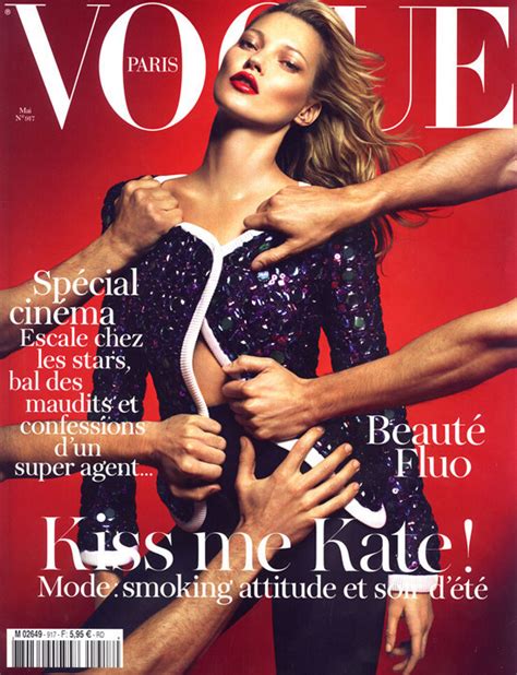French Vogue S May Cover Girl Kate Moss Photo Poll Huffpost