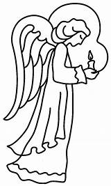 Angel Christmas Printable Angels Symbols Kids Drawing Coloring Pages Drawings Sheets Para Ornaments Candle Clipart Parts Crafts Symbol Ornament Tree sketch template