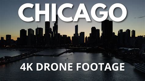 chicago  drone footage night  day   youtube