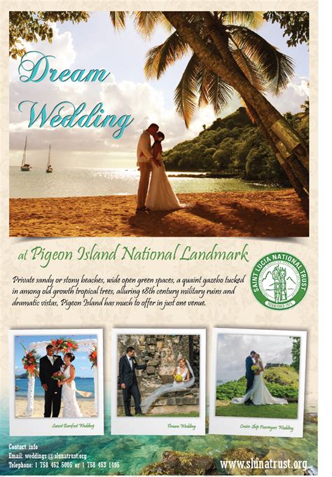 Wedding Poster Design For Saint Lucia National Trust By Alex989
