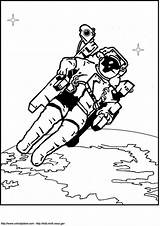 Coloring Astronaut Pages sketch template