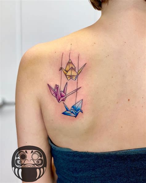 tattoo origami crane