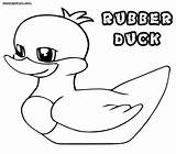 Rubber Duck Coloring Pages Colorings Bath sketch template