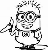 Coloring Minions Book sketch template
