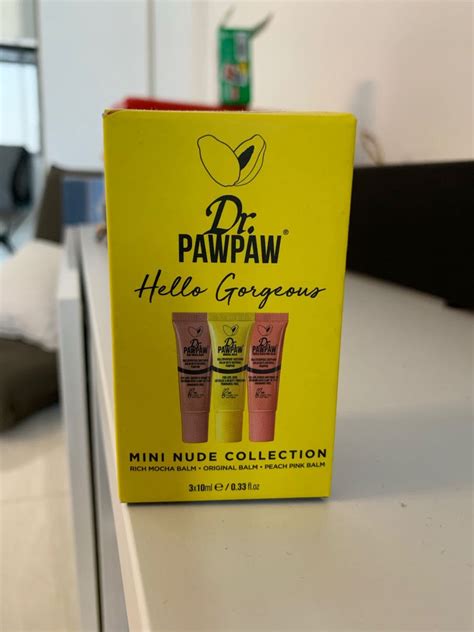 Dr Pawpaw Mini Nude Collection 3 X 10ml Lip Gloss Beauty And Personal