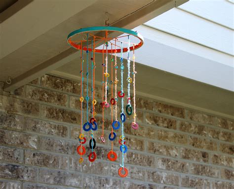 fun easy diy festive wind chime project  rustoleum