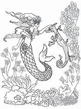 Water Coloring Just Add Pages H2o Getcolorings Ho Mermaid sketch template