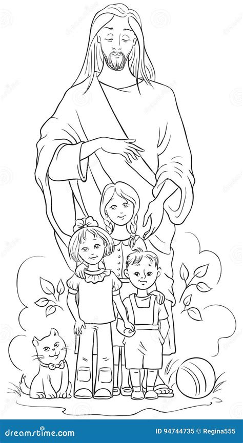 coloring page jesus