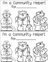 Helpers Munity Preschool Coloringhome sketch template