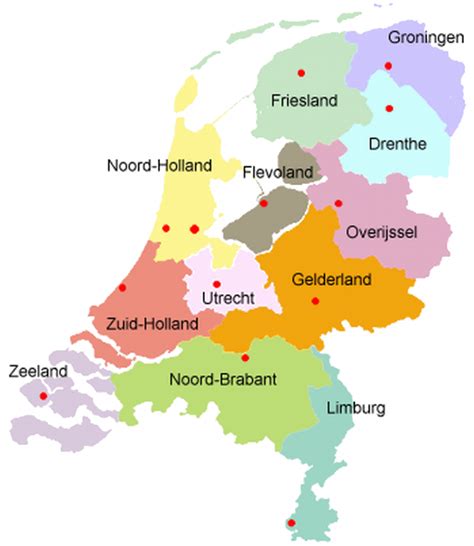 hoofdsteden van het provincies  nederland wikiwijs maken