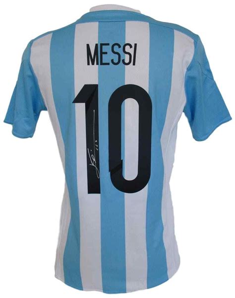 Lionel Messi Signed Jersey Nike 2016 17 Home Coa