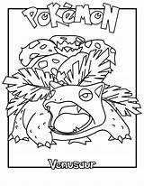 Pokemon Coloring Venusaur Pages Printable Kids Drawing Mega Venasaur Color Superhero Books Go Party Birthday Sheets Book Fan Jr Easy sketch template