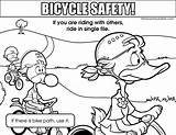 Coloring Safety Bicycle Pages Colouring Ride Resolution Single  Medium sketch template