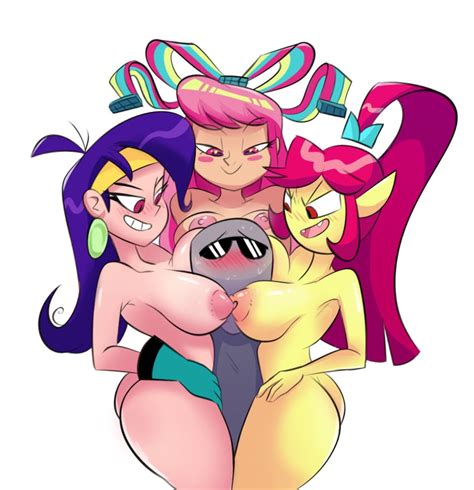 rule 34 3girls crossover female fany gravity falls herny mighty