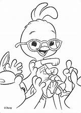 Chicken Little Coloring Pages Color Disney Hellokids Print sketch template