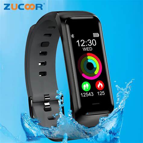 zucoor smart bracelet pulsometro ip  fitness wearable devices wristband zb electronics pulse