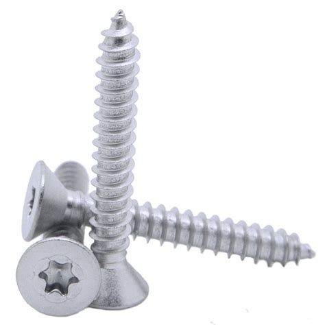 stainless steel torx countersunk  tapping screws bolt base