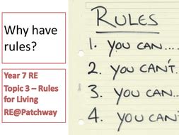 ks  rules  living lesson    rules teaching resources