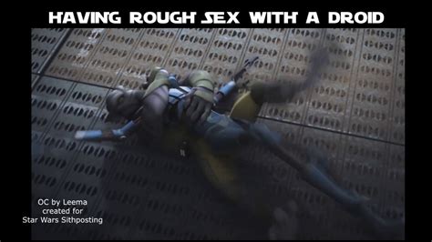 desperate zeb is having rough sex with a droid star wars