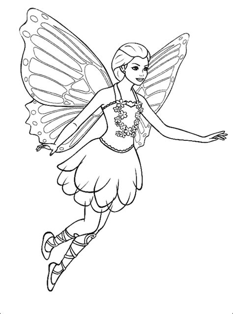 barbie mariposa coloring pages  kids updated