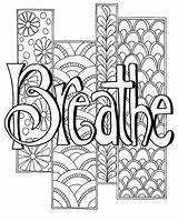 Breathe Mindfulness Thankfully Typography Ll Vicoms sketch template