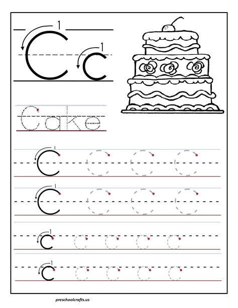 printable letter  tracing worksheets  preschool  worksheet