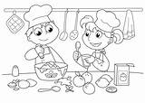 Coloring Pages Baking Bakery Kids Cooking Printable Children Drawing Pastry Baked Goods Young Quotes Sheets Colouring Getdrawings Cook Print Printing sketch template