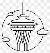 Needle Seattle Rubber sketch template
