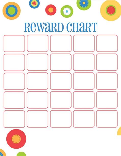reward charts educative printable