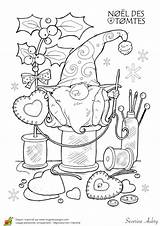 Lutins Suedois Tomtes Lutin sketch template