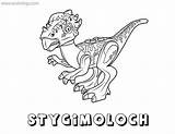 Jurassic Stygimoloch Xcolorings 500px 386px 25k sketch template
