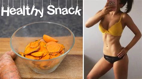 Weight Loss Healthy Snack Sweet Potato Chip Recipe Youtube
