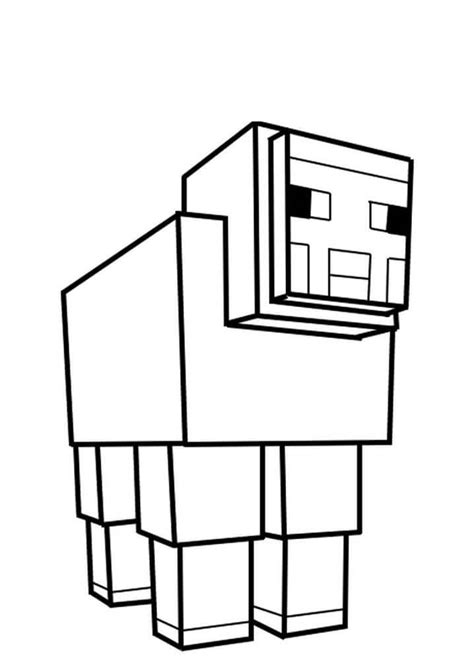 minecraft sheep coloring page  print  color