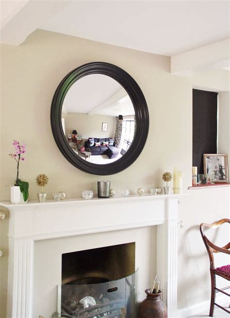 essential tips  hanging   mirror   fireplace omelo decorative convex mirrors
